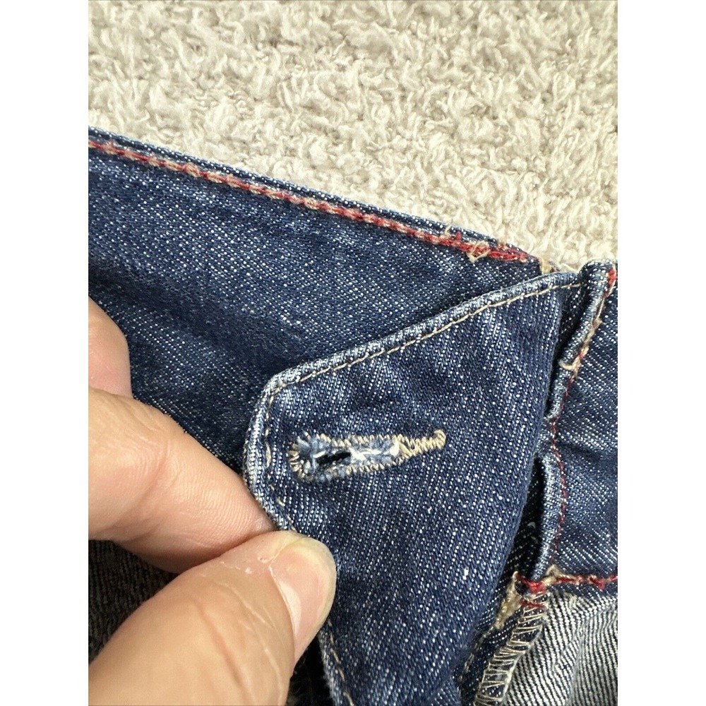 Tommy Hilfiger Jeans Women's Size 14 (38x33) Boot Cut Dark Wash Mid Rise - Picture 6 of 13